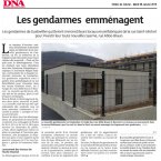 DNA 08/01/2019 Les Gendarmes s'installent !