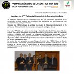 2012 - KWA Lauréat du 4e Palmarès Régional de la Construction bois