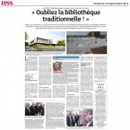 DNA 19/09/2014 Médiathèque du Sundgau à Altkirch