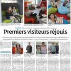 DNA 09/06/2016 Médiathèque : Les visiteurs sont enchantés