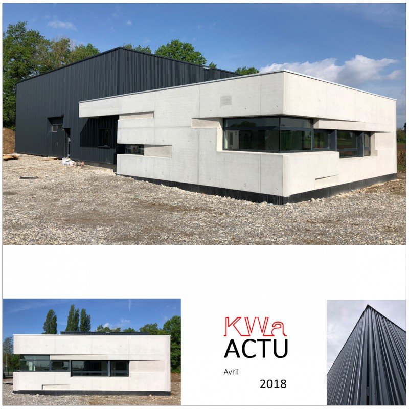 04/2018 - Construction des Ateliers & des Bureaux 3D à Ensisheim