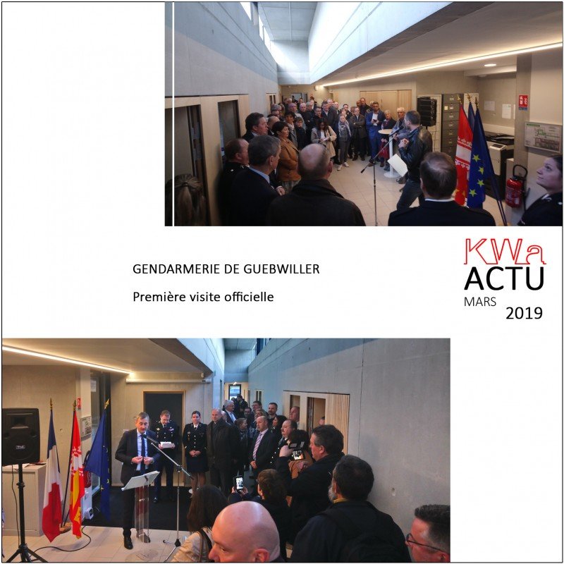 03/2019 - Première visite officielle de la Gendarmerie de Guebwiller