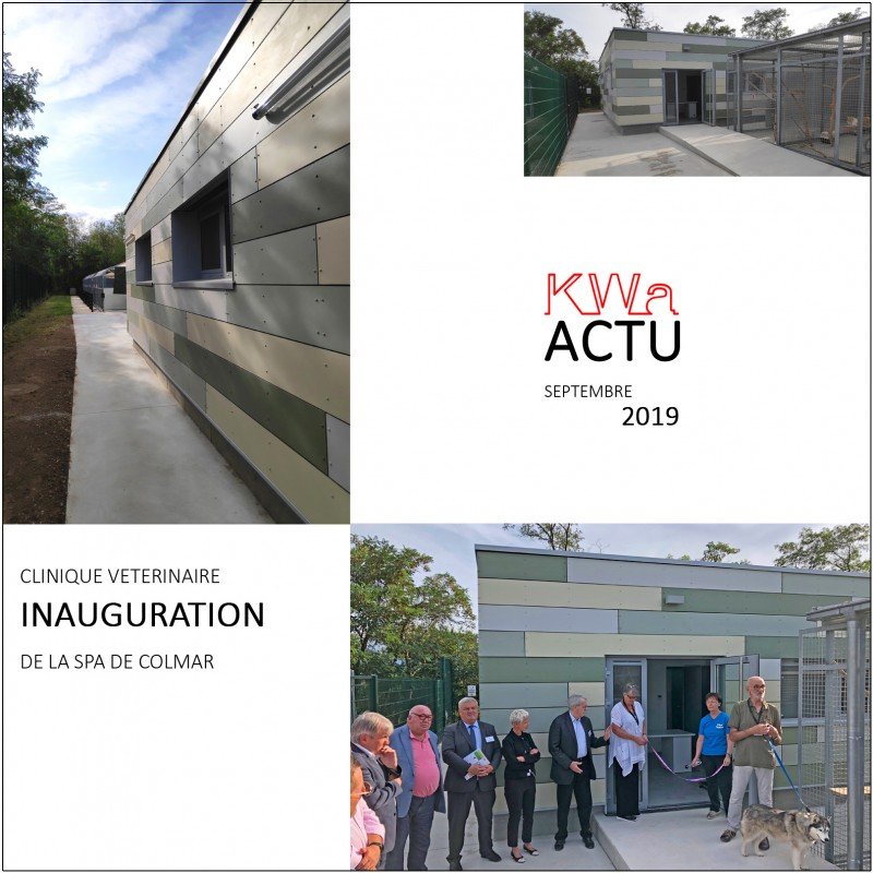 09/2019 - Inauguration de la clinique vétérinaire de la SPA de Colmar