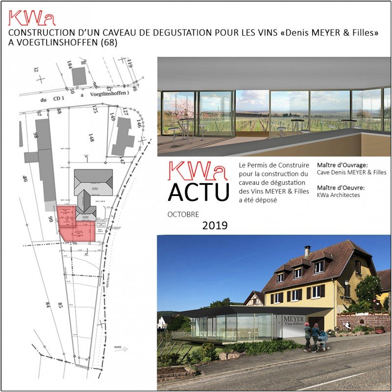 10/2019 - CONSTRUCTION D'UN CAVEAU DE DEGUSTATION A VOEGTLINSHOFFEN