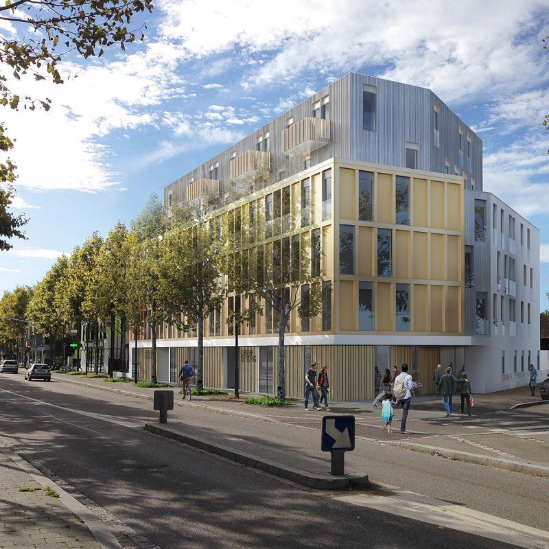 01/2014 - Concours pour une résidence de 40 logements pour personnes âgées à Strasbourg-Neuhof