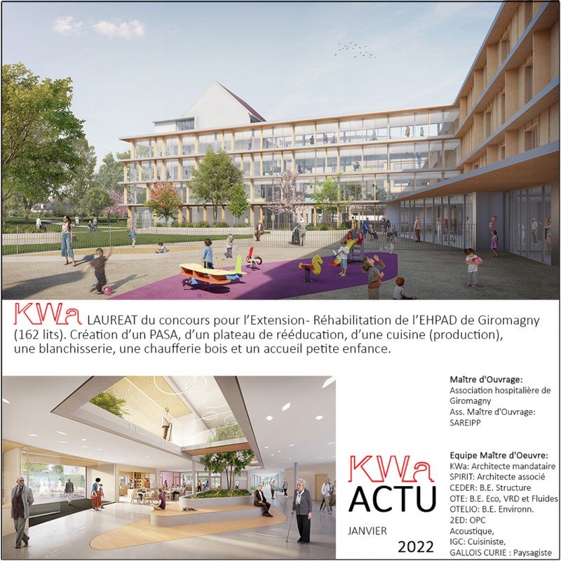 01/2022 - KWa lauréat pour l'extension de l'EHPAD de Giromagny