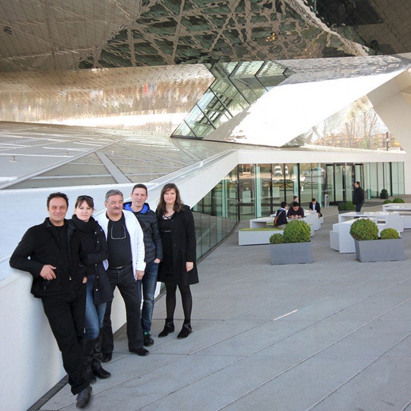03/2014 - Visite du Musée PORSCHE DE DELUGAN & MEISSL Architectes à STUTTGART - ALLEMAGNE