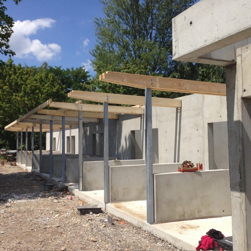 06/2014 - Chantier de Refuge / Fourrière pour Animaux à Strasbourg-Cronenbourg