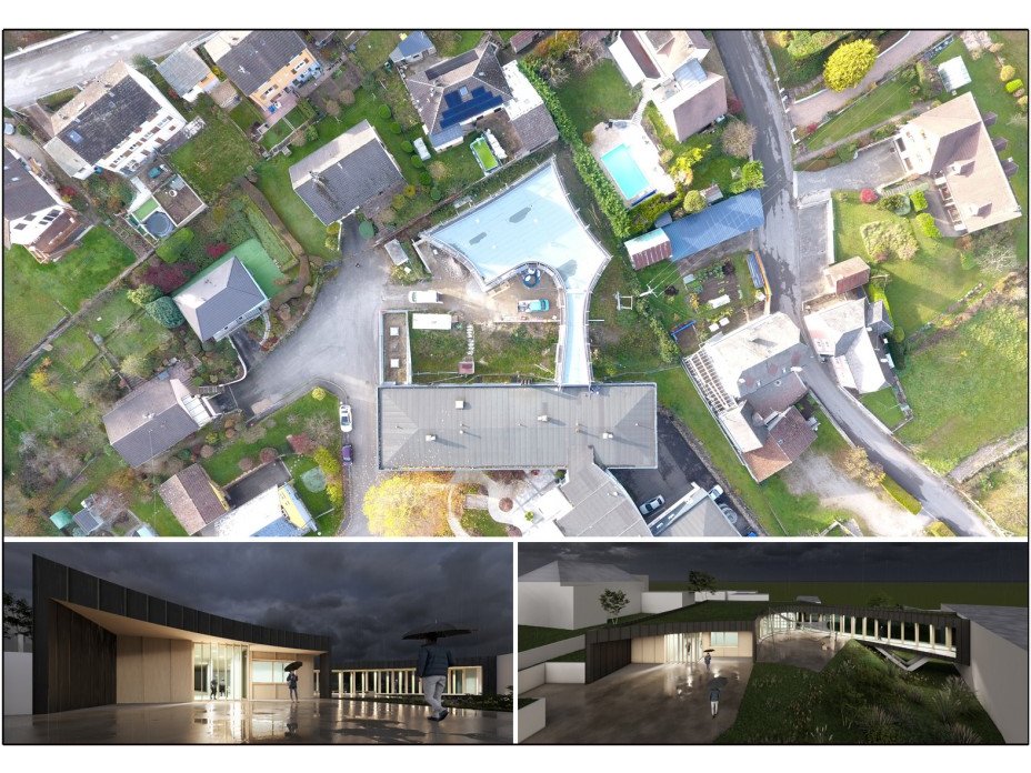 09/2025 - CONSTRUCTION DU NOUVEL ACCUEIL DE JOUR SUR LE SITE DE L'HOPITAL DU CANTON VERT A LAPOUTROIE (68)