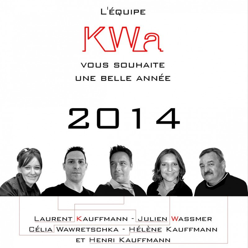 01/2014 - KWA vous souhaite une Belle Année 2014